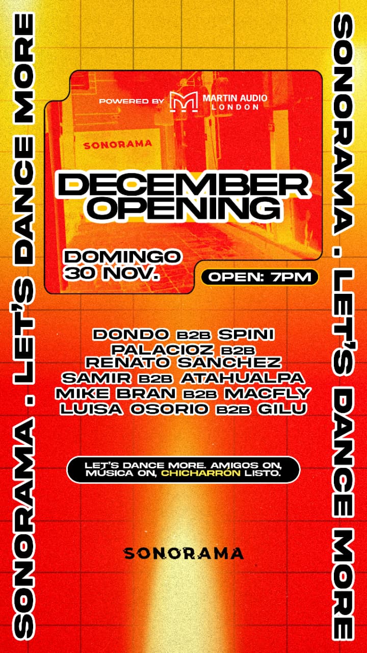 Flyer del evento